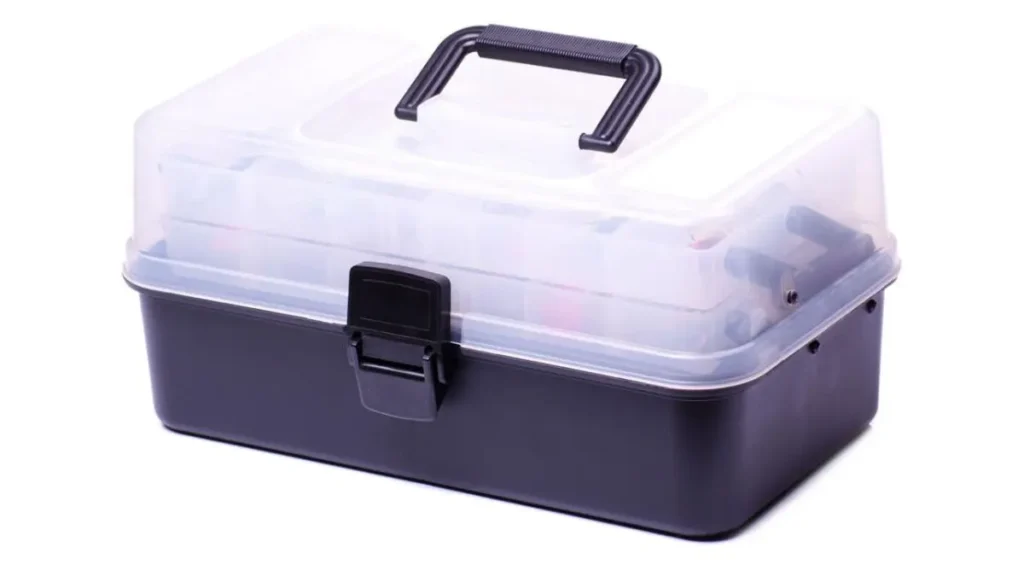 Como montar uma caixa de pesca compacta para viagens curtas e fácil. 2 caixa de pesca compacta para viagens curtas