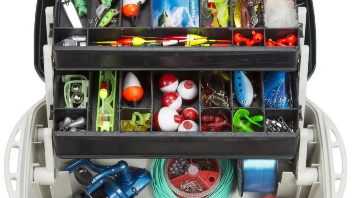Kit básico de pesca para viagem com acessórios compactos para pescaria esportiva