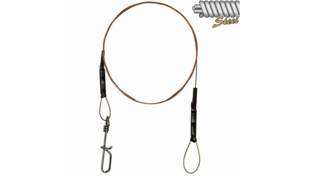 Líder de fluorcarbono ou aço: qual usar em cada situação na pesca? 1 Equipamentos de pesca mostrando diferenças entre líderes de fluorcarbono e aço