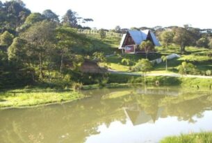 Pesqueiro especializado em pacu e tambacu em Santa Catarina