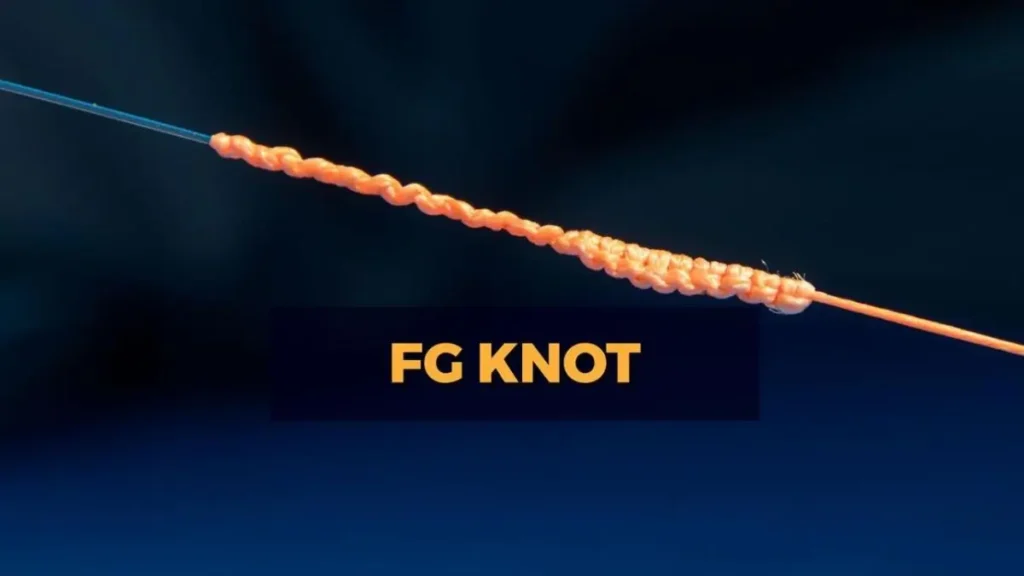 Qual o melhor nó de pesca para linha multifilamento? Guia prático 11 Nó FG unindo linha multifilamento ao líder de fluorcarbono