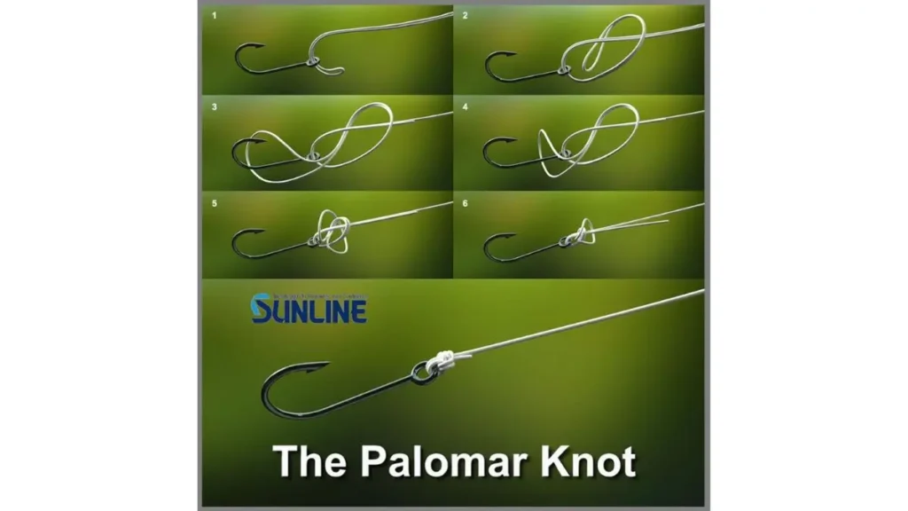 Qual o melhor nó de pesca para linha multifilamento? Guia prático 4 Passo a passo do nó Palomar para anzóis e snaps