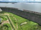 Vista panorâmica do açude Castanhão com áreas produtivas para pesca de tucunarés