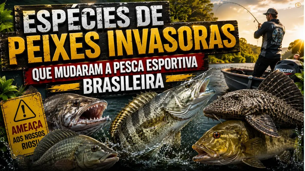 Espécies invasoras que influenciaram a pesca esportiva brasileira