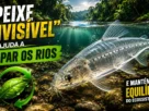Peixe de água doce atuando como filtro natural nos rios da Amazônia.
