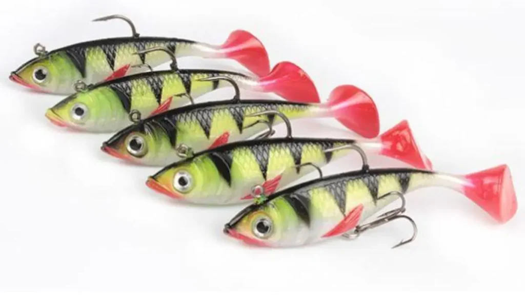Soft bait utilizado para capturar peixe desconfiado em dia de baixa atividade.