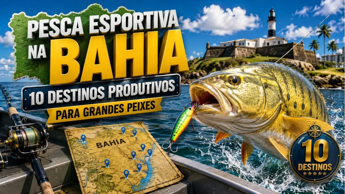 Pesca esportiva na Bahia: 10 destinos produtivos para grandes peixes. 1 Melhores pesqueiros da Bahia para pescar tucunaré.