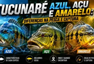 • Diferenças entre tucunaré azul, açu e amarelo na pesca esportiva