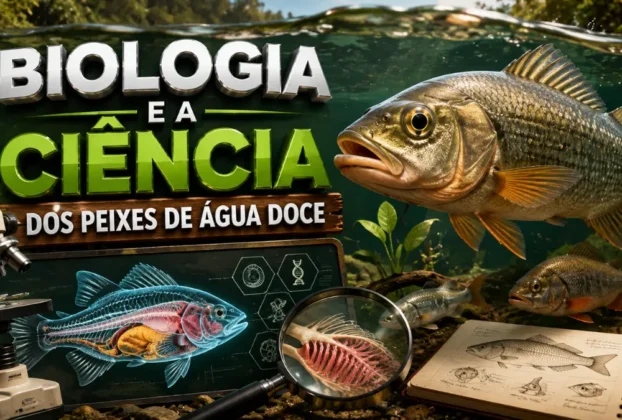 Peixe de água doce em ambiente natural representando a biodiversidade dos ecossistemas aquáticos.
