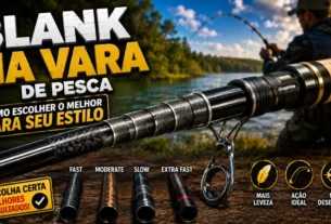 Blank premium de vara de pesca desenvolvido para alta sensibilidade e resistência.