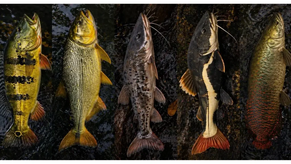 Peixes de água doce associados à escolha de pousada para pesca esportiva.