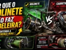 Molinete de pesca sem cabeleira comparado ao mecanismo da carretilha.