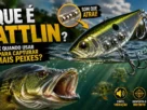Isca rattlin utilizada na captura de peixes predadores em água doce.