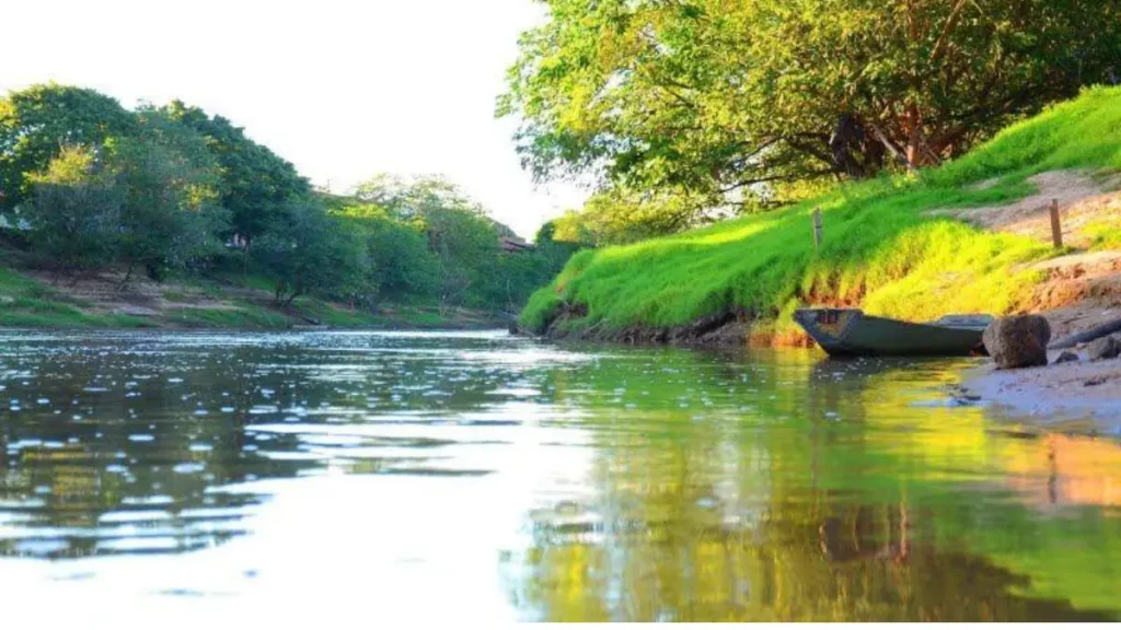 Trecho preservado do Rio Mearim no Maranhão indicado para pesca esportiva.
