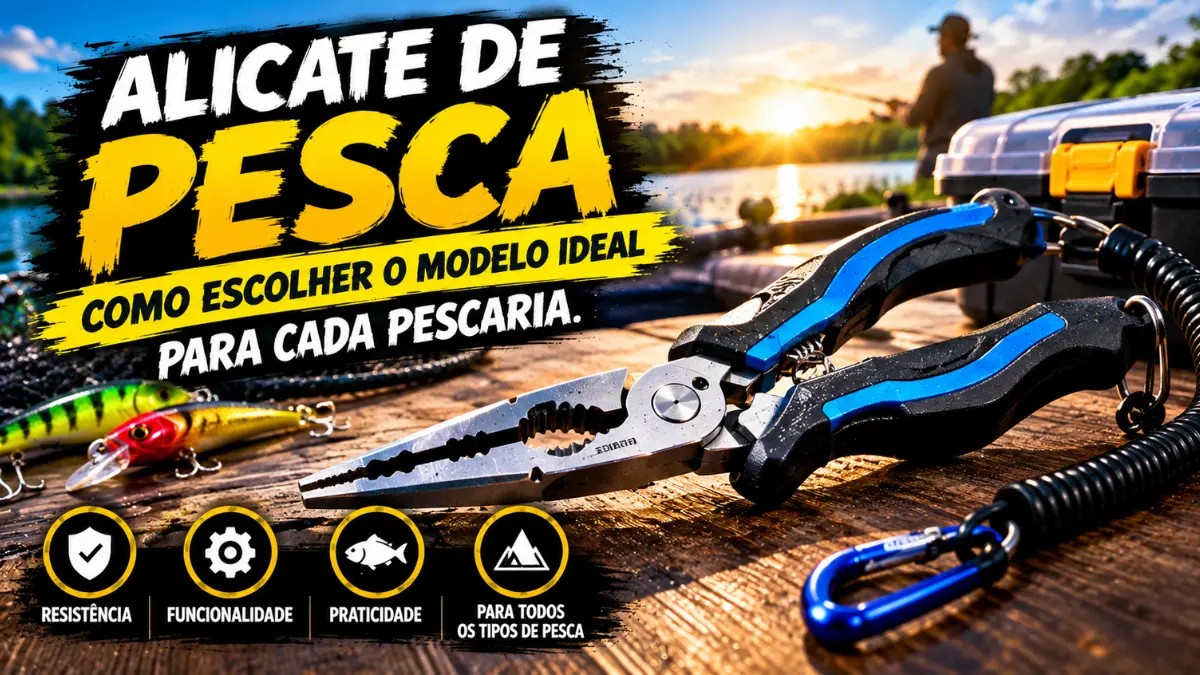 Alicate de pesca profissional para escolher o modelo ideal para cada pescaria.