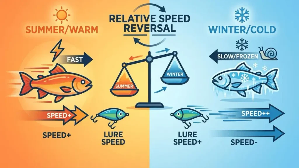 Influência do clima e da temperatura na atividade dos peixes durante a pesca.