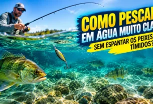 Como pescar em água muito clara sem espantar peixes tímidos.