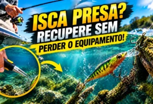 Como recuperar isca artificial presa sem perder o equipamento.