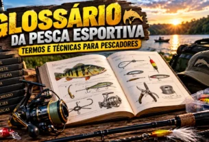Glossário da pesca esportiva com termos e técnicas para pescadores.