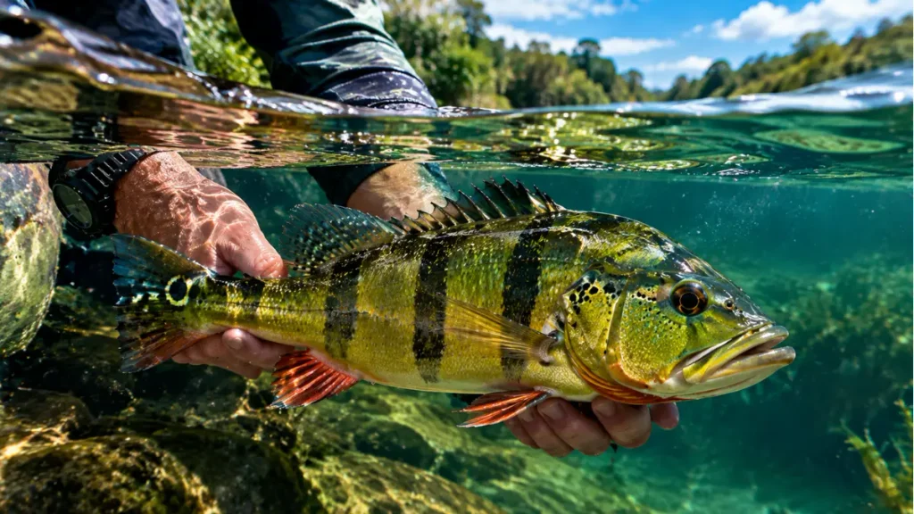 Como soltar o peixe corretamente: manejo no catch and release. 2 Como soltar o peixe corretamente.