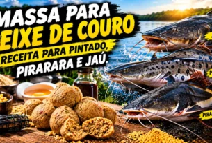 Massa para peixe de couro com receita para pintado, pirarara e jaú.