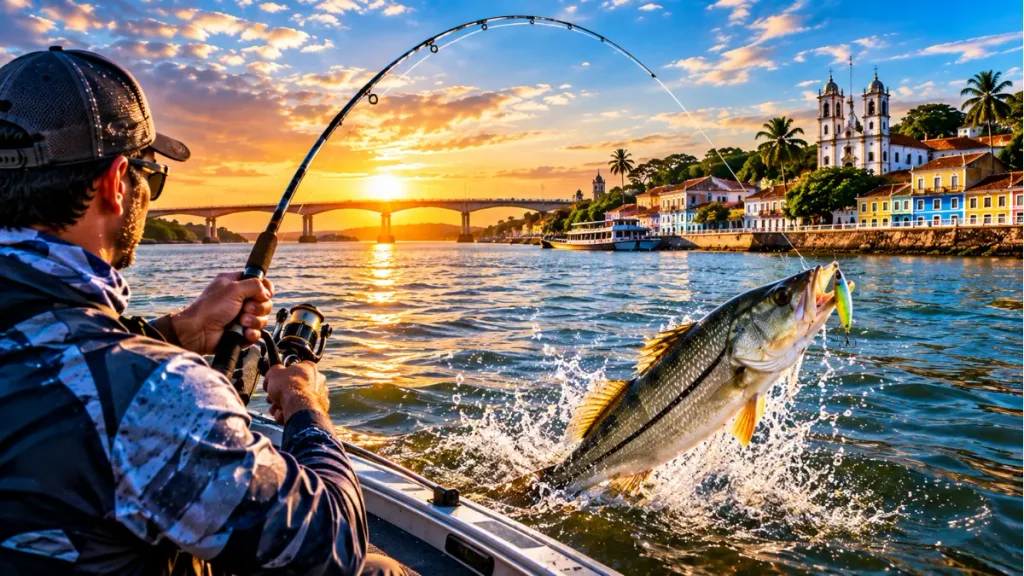 Pesca esportiva em Penedo.