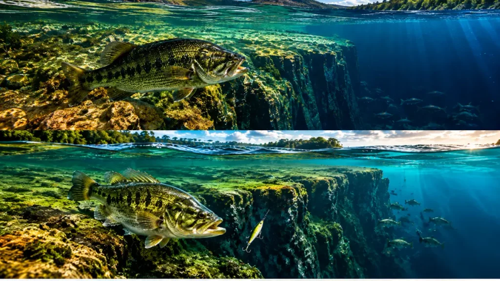 Quebras de profundidade: por que elas atraem os grandes peixes? 2 Quebras de profundidade.