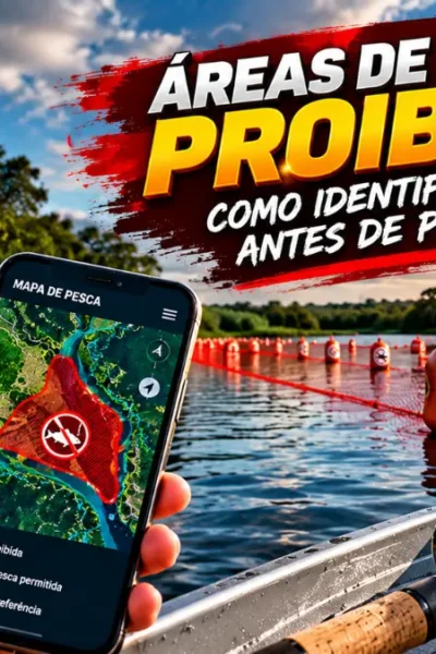 Área de pesca proibida e como identificar o local antes de pescar.