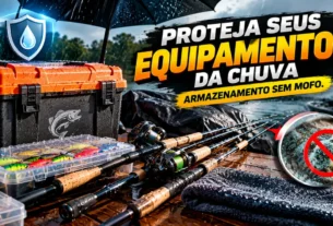 Como proteger equipamentos de pesca da chuva e evitar mofo.