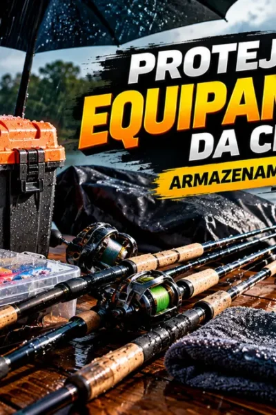 Como proteger equipamentos de pesca da chuva e evitar mofo.